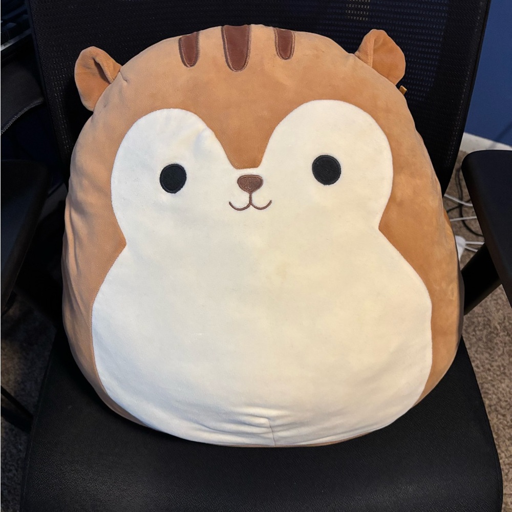 Squishmallow Sawyer 16” Squirrel Stuffed Animal Plush, No damage